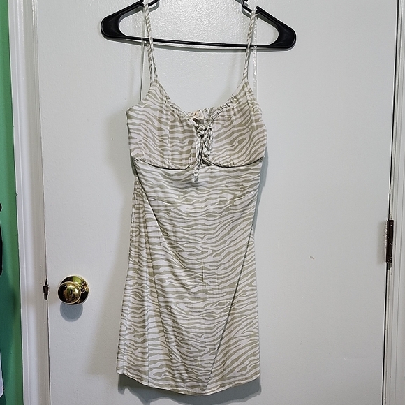 Derek Heart Dresses & Skirts - DEREK HEART Zebra Print Spaghetti Strap Dress